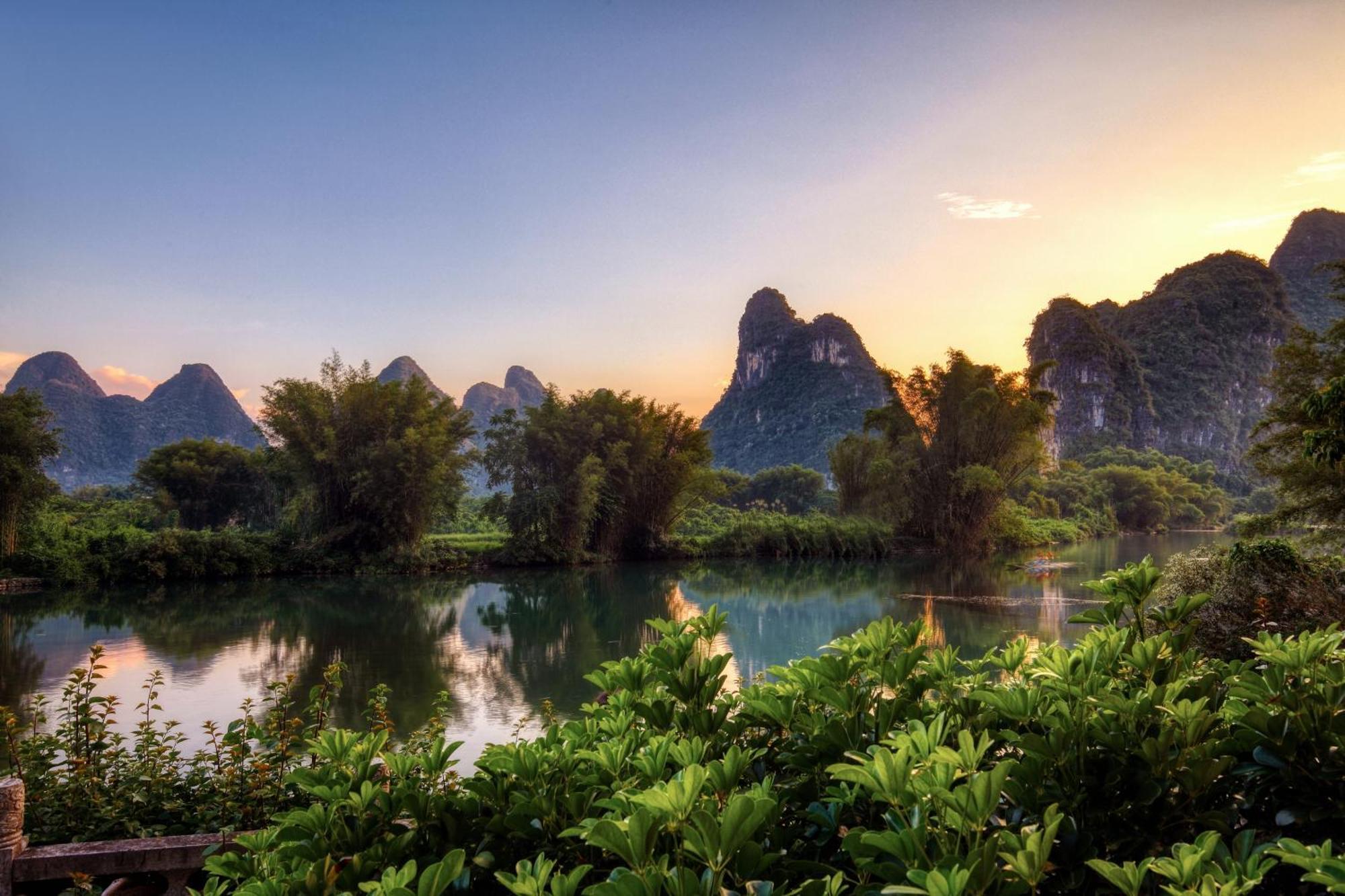 Yangshuo Mountain Retreat Hotel Ruang foto